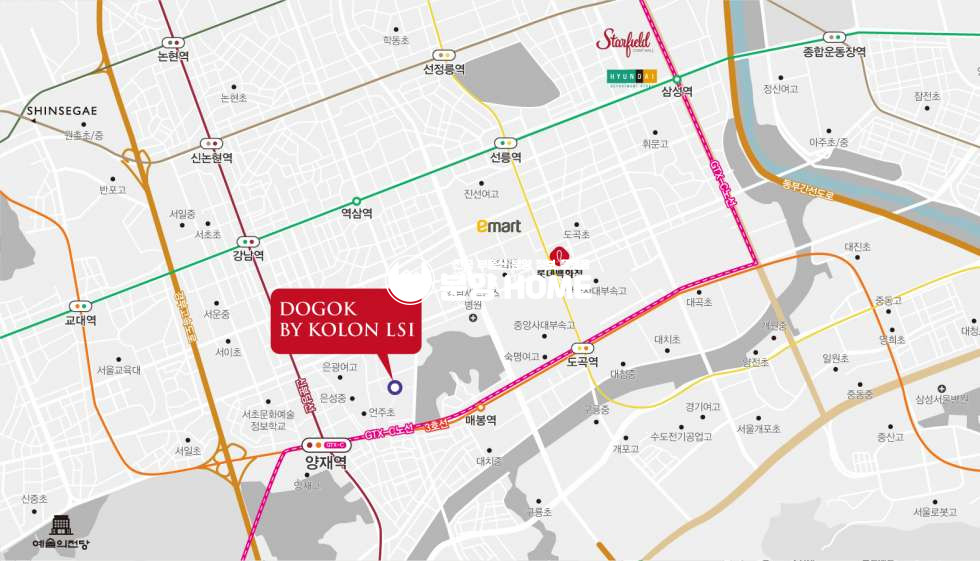 서울 강남구 도곡동 도곡 코오롱 LSI 즉시입주가능 분양 매물번호 10390 사진 3